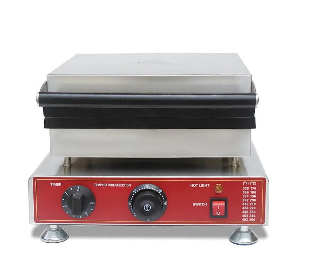 Square Waffle Maker Machine Belgian Waffle Iron Baker L42128