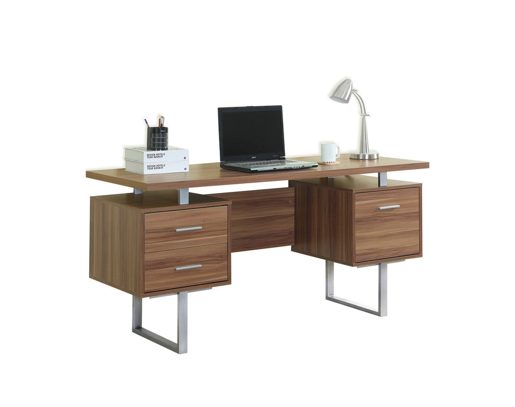 Gray Hollow Core Computer Desk E8495