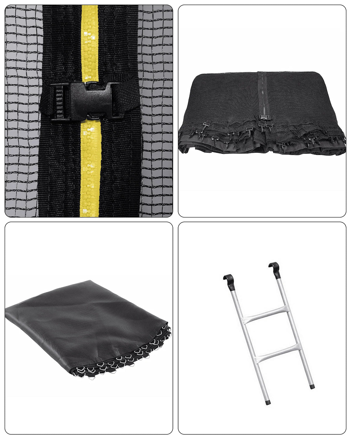 12FT Trampoline with Safety Enclosure Net and Ladder B338495
