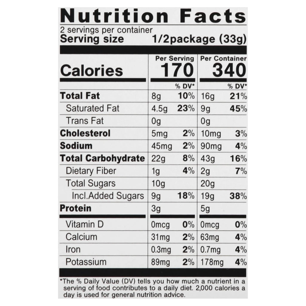 Chocolate Cookies 2.32 Oz 10 Pack Y7904