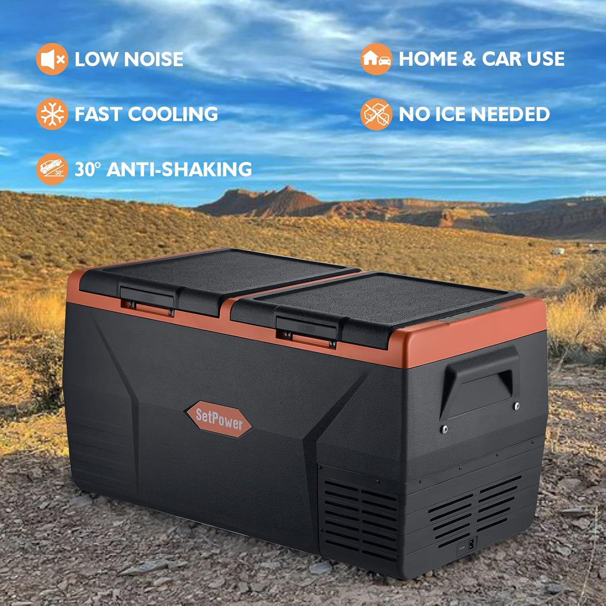 12 Volt Dual Zone Portable Refrigerator R4237