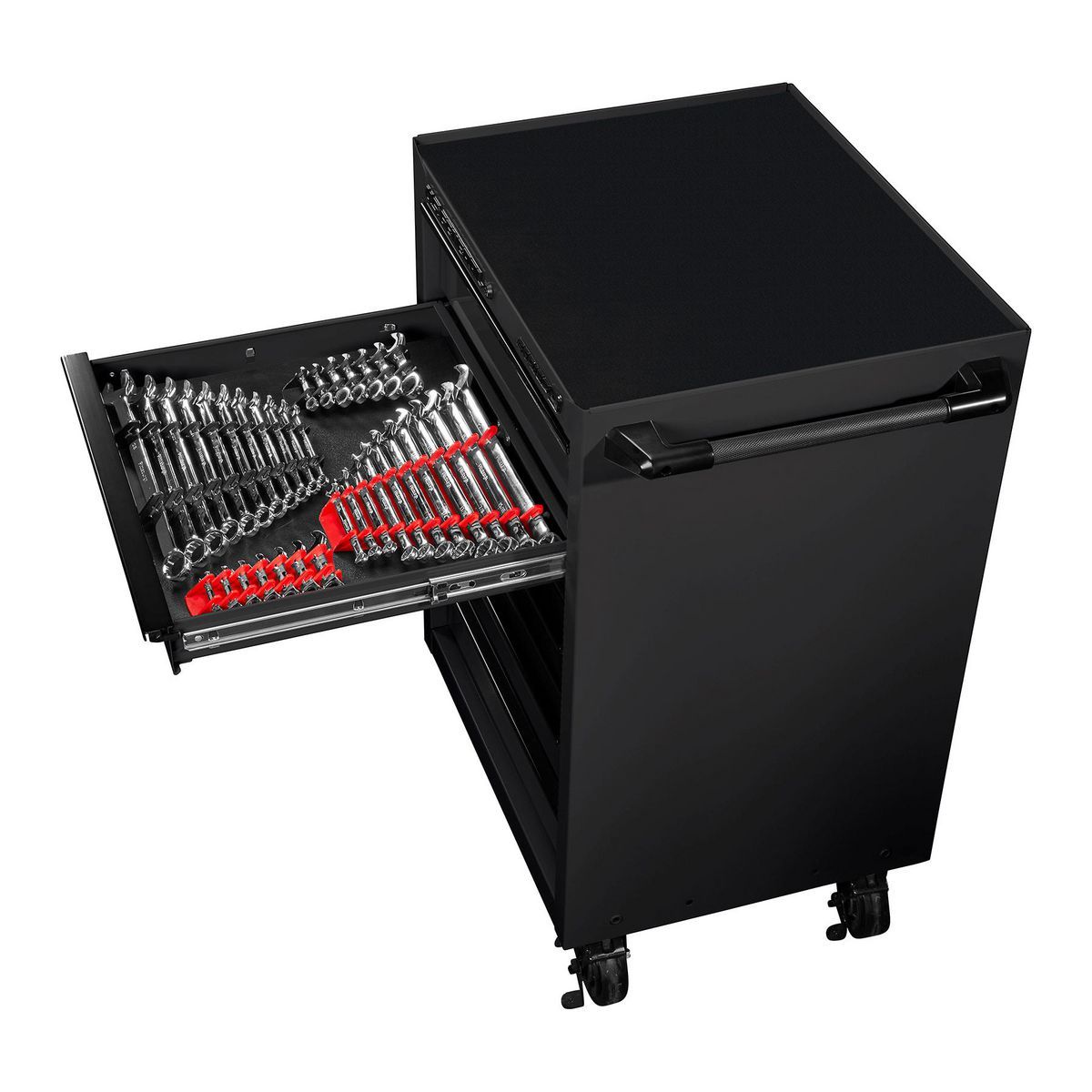 27 in. x 22 in. Black Roll Cab J895