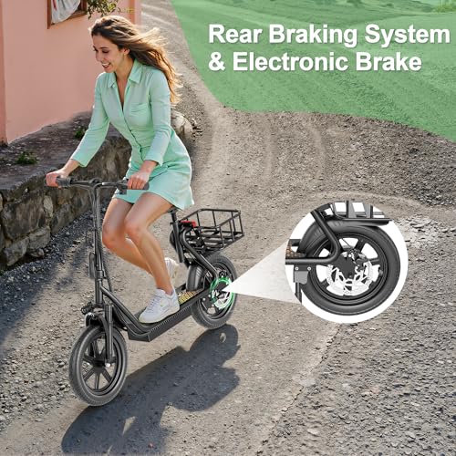 Electric Scooter with Dual Braking Dual Suspension X96357