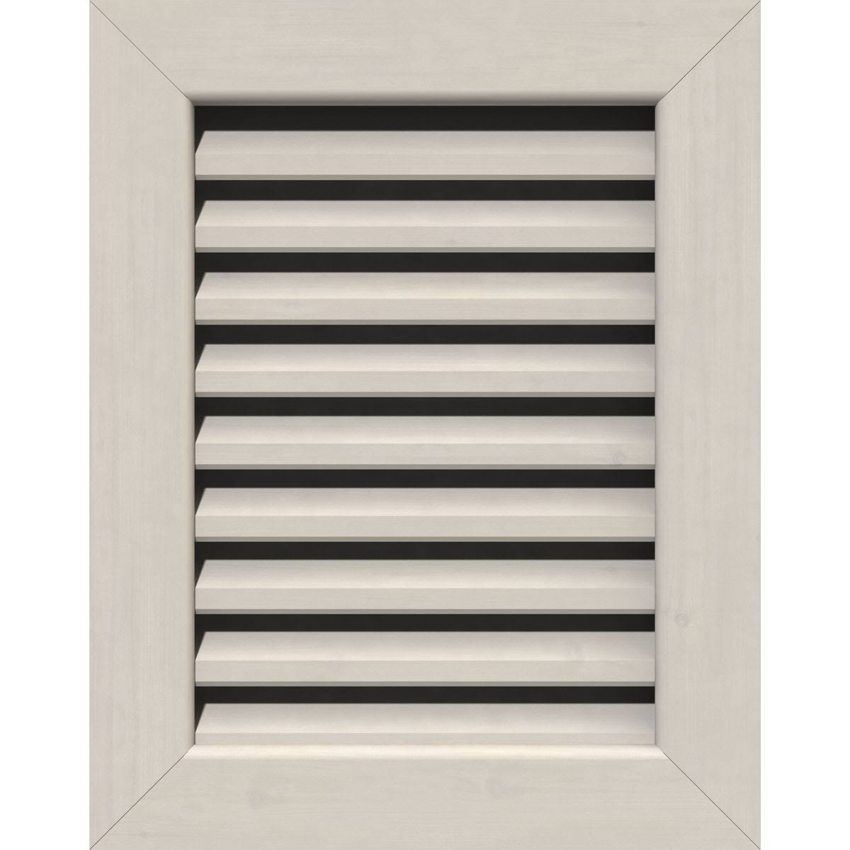 28 inch Vertical Gable Vent, Primed Smooth Western Red Cedar C17794
