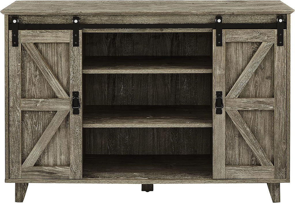 50 inch Sideboard Buffet with Sliding Barn Doors L516354