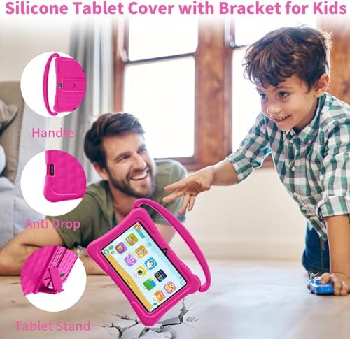 7 inch Android Tablet with 32GB, Shockproof Case Pink R308954