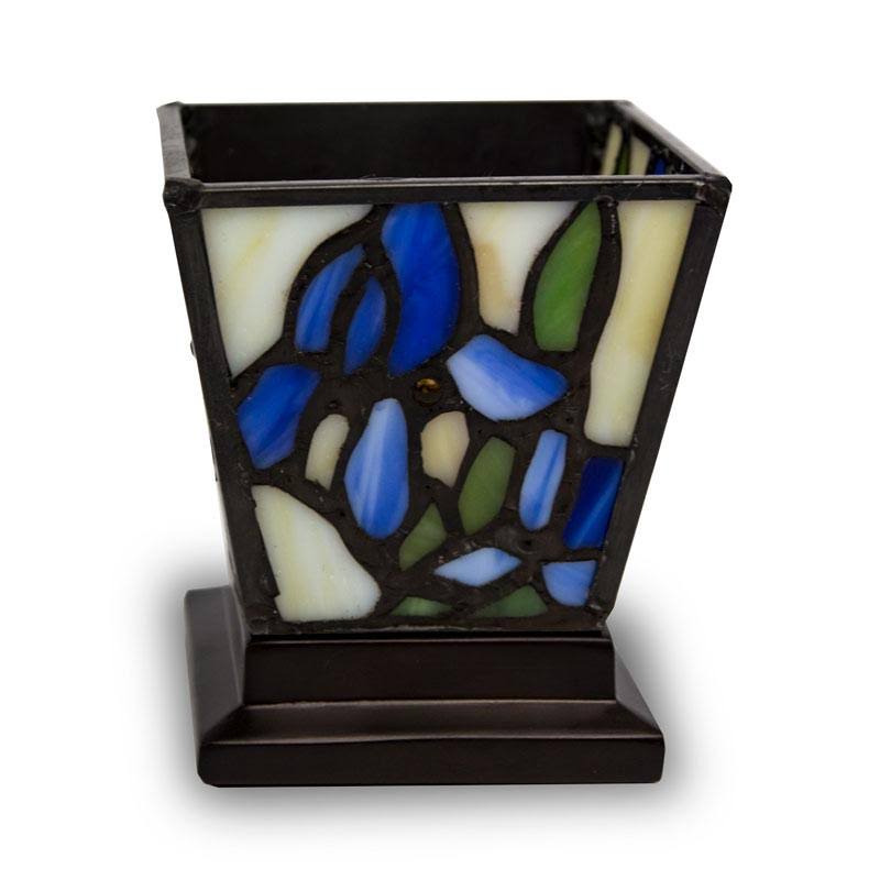 Stained Glass Cremation Candle Keepsake A46111