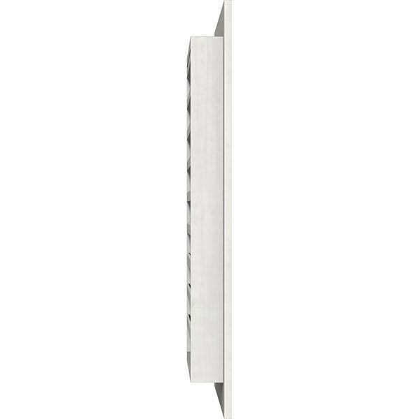 28 inch Vertical Gable Vent, Primed Smooth Western Red Cedar C17794