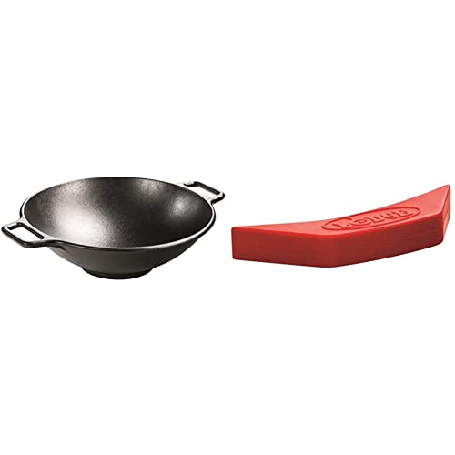 14 Inch Seasoned Cast Iron Wok H902