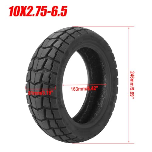 10x2.75-6.5 10 Inch Off-Road Tubeless Tire for Electric Scooter C65102