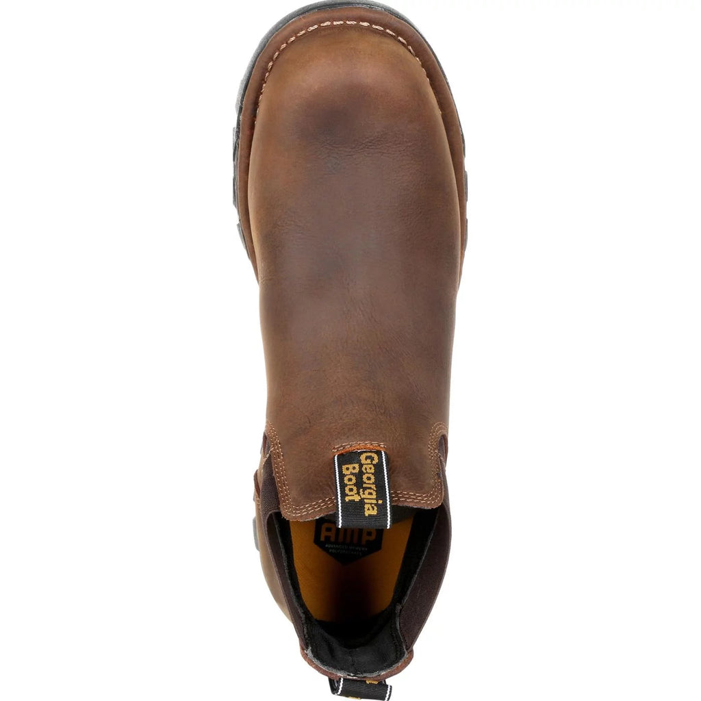 Steel Toe Waterproof Chelsea Work Boot Size 12(W) F733317