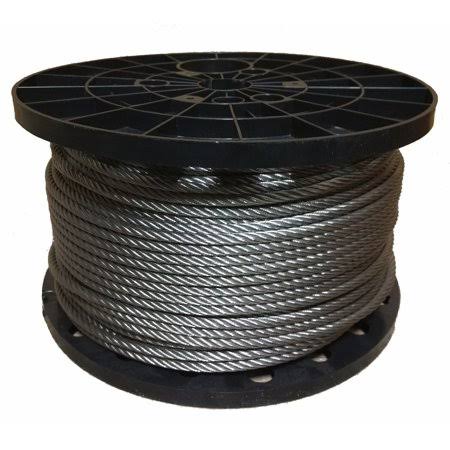 1/8 inch Stainless Steel Aircraft Cable Wire Rope 7x19 Type 316 750 Feet N25075