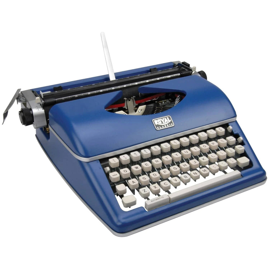 Blue Manual Typewriter Z30723