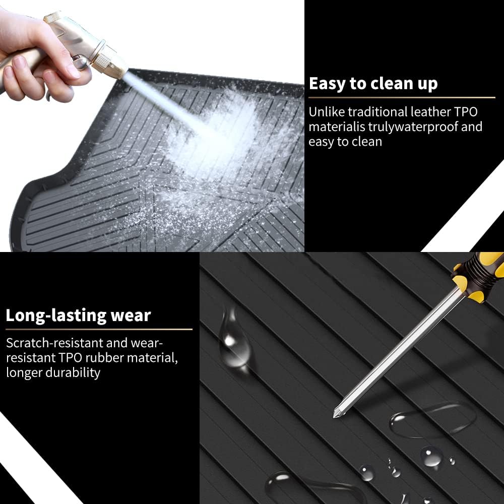 Black Waterproof Cargo Liner Mat Tray P960039