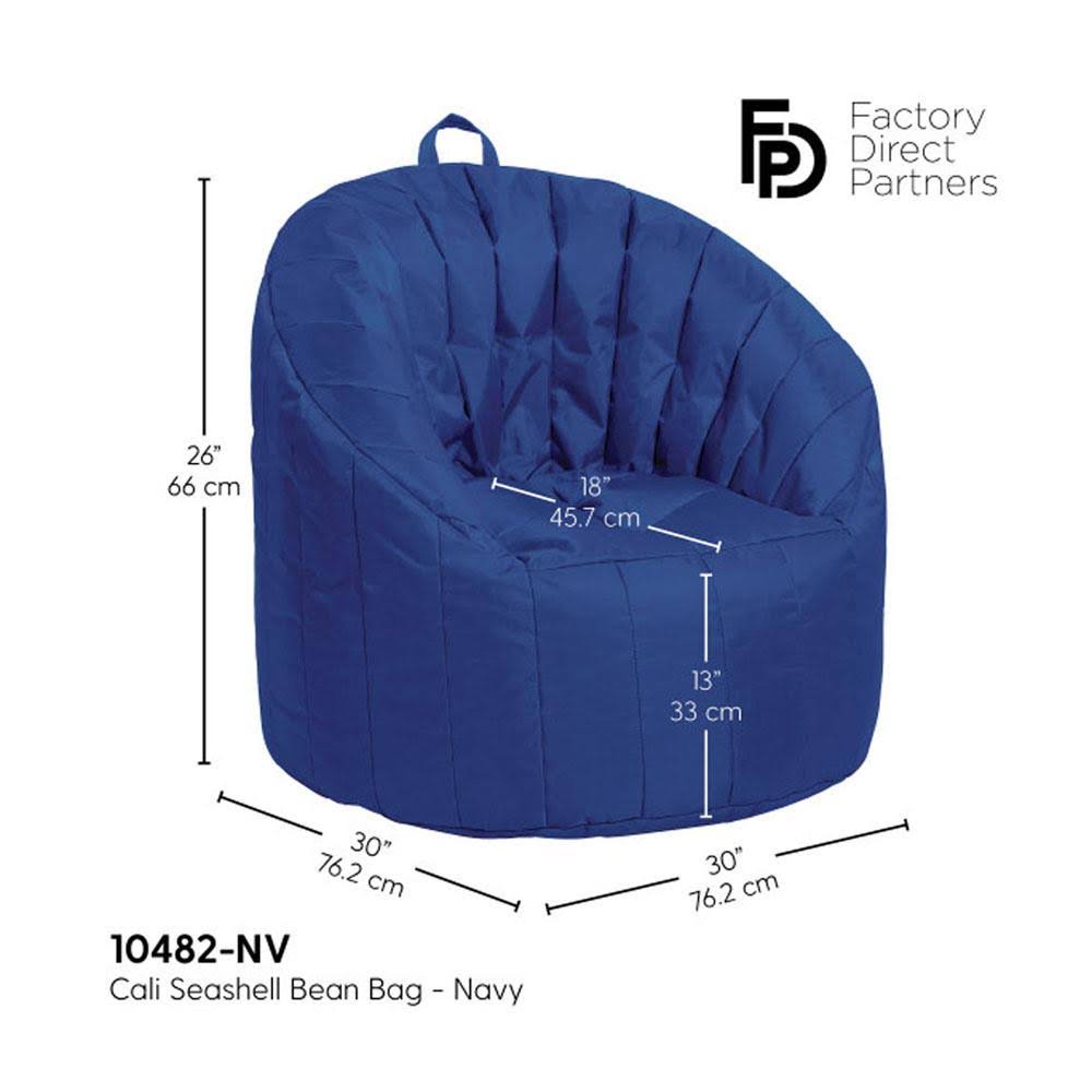 Bean bag coated Oxford fabric french blue N939