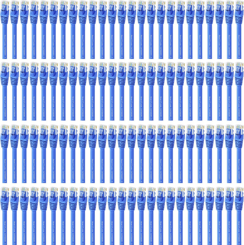 Cat5e Ethernet Patch Cable 3 Feet Blue Q13517