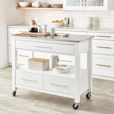 Stainless Steel Kitchen Bar Cart D832524