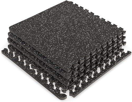 Interlocking Dual Density Rubber Top EVA Foam Floor Mat E786