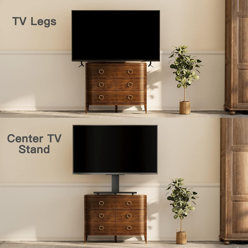 Universal TV Stand Base for 50-85 Inch Flat Curved Screen TVs Height Adjustable X484982