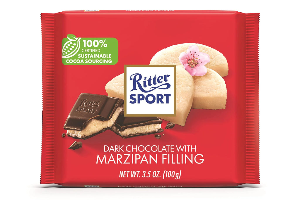 Dark Chocolate with Marzipan 3.5 Ounce (Pack of 12) X474796