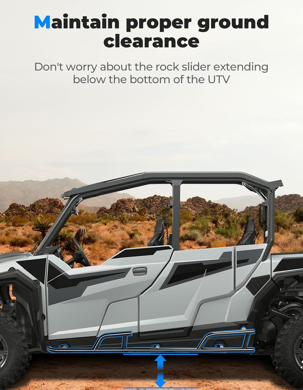 4 Seater Black Steel Side Bumper F917195