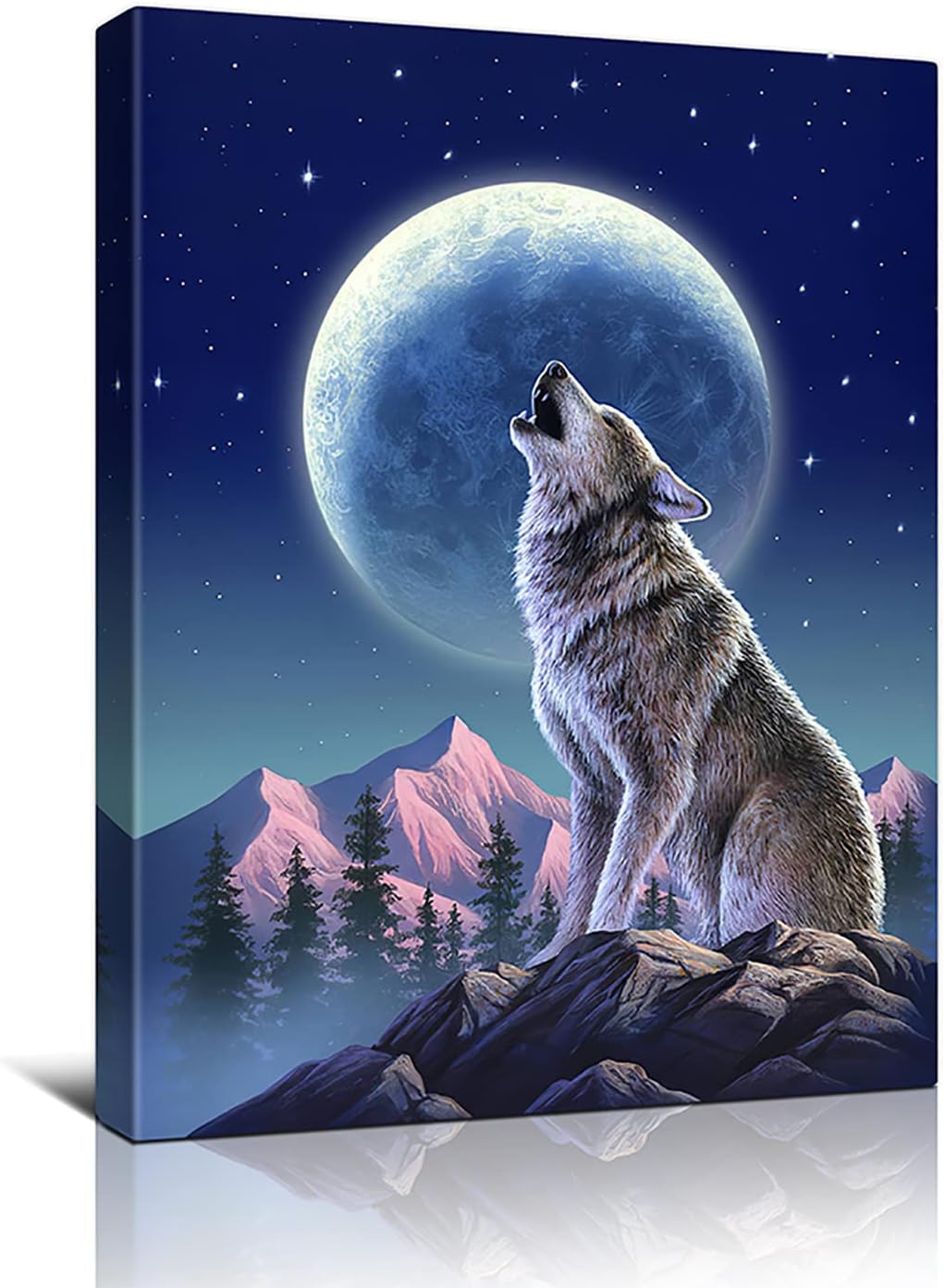 16x24 Inch Framed Canvas Print Wall Art E2371