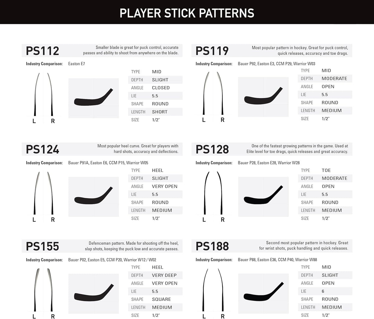 Composite Ice Hockey Stick H35772