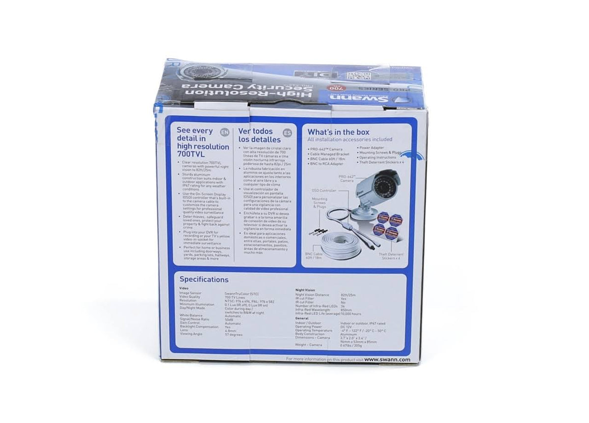 White Security Camera W53585