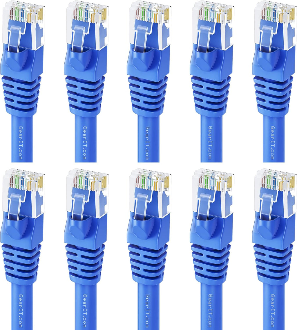 Cat5e Ethernet Patch Cable 3 Feet Blue Q13517