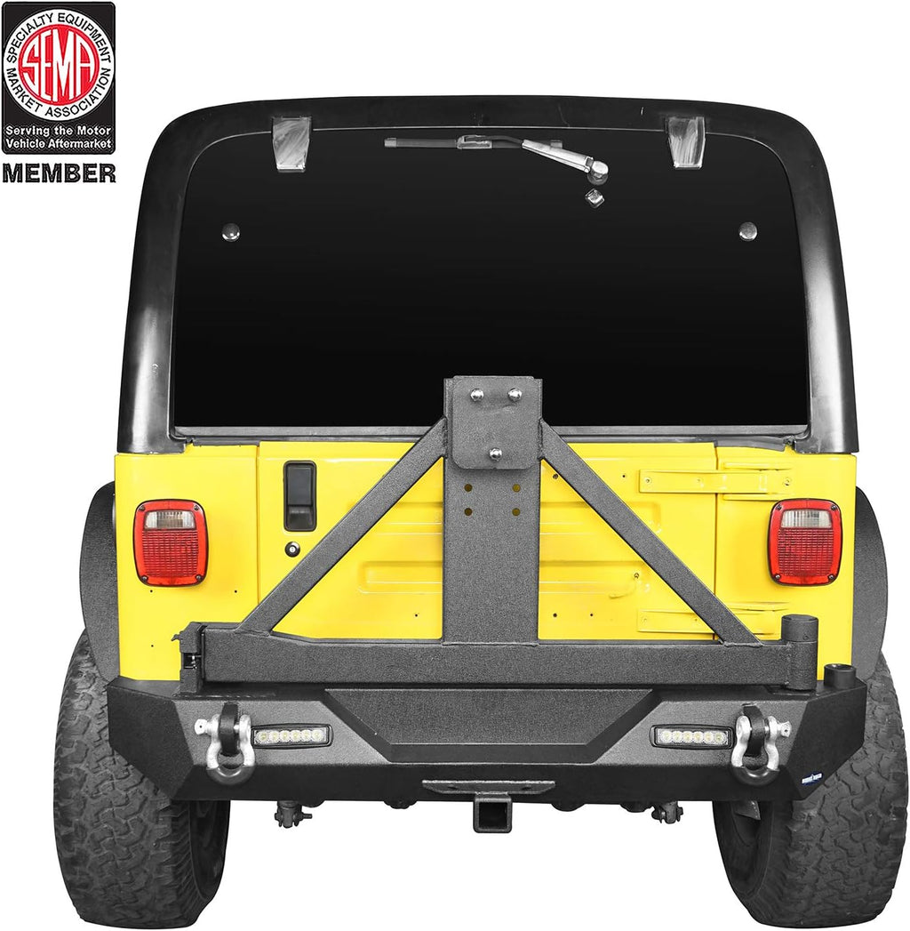 Front & Rear Bumper Combo with Tire Carrier U485