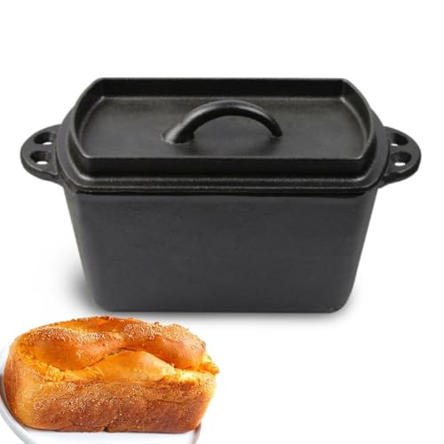 Cast Iron Bread Loaf Pan with Lid D2100