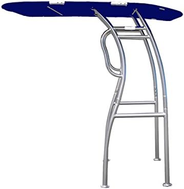 Folding Center Console Boat Tower Bimini Canopy Black O669541