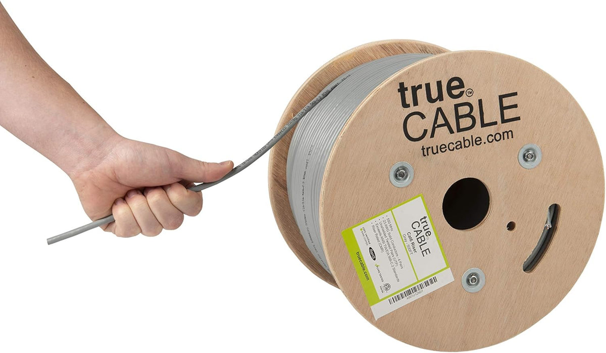 Blue 500ft Cat6 Riser UTP Bulk Ethernet Cable M3845