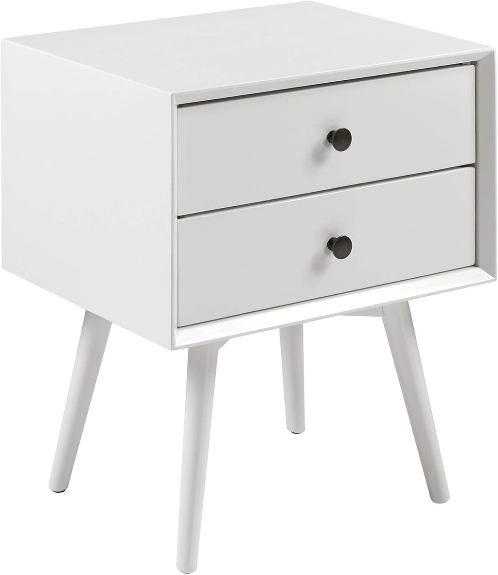 2 Piece 1 Drawer Solid Wood Nightstand Set U791214