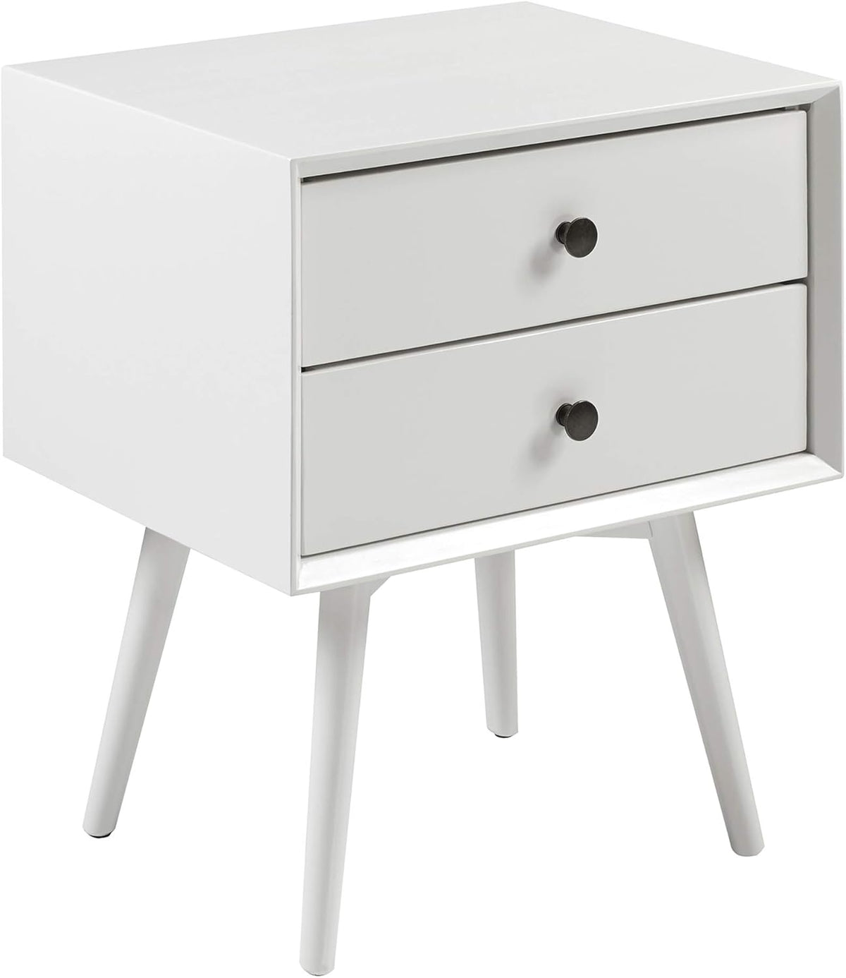 2 Piece 1 Drawer Solid Wood Nightstand Set U791214