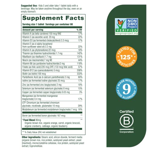 30 Mini Tabs Kids Vitamins with Vitamin B, C, D & Zinc C336