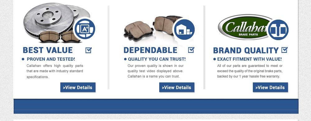 Rear 5 Lug Rotors + Ceramic Brake Pads + Clips X663722