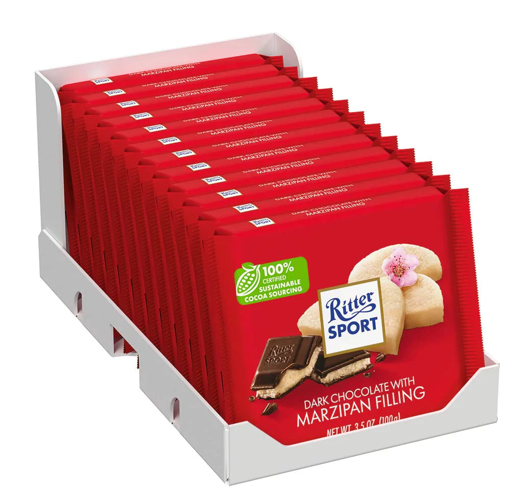 Dark Chocolate with Marzipan 3.5 Ounce (Pack of 12) X474796