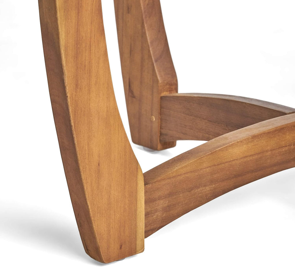 Round Accent Table Teak Finish P15338