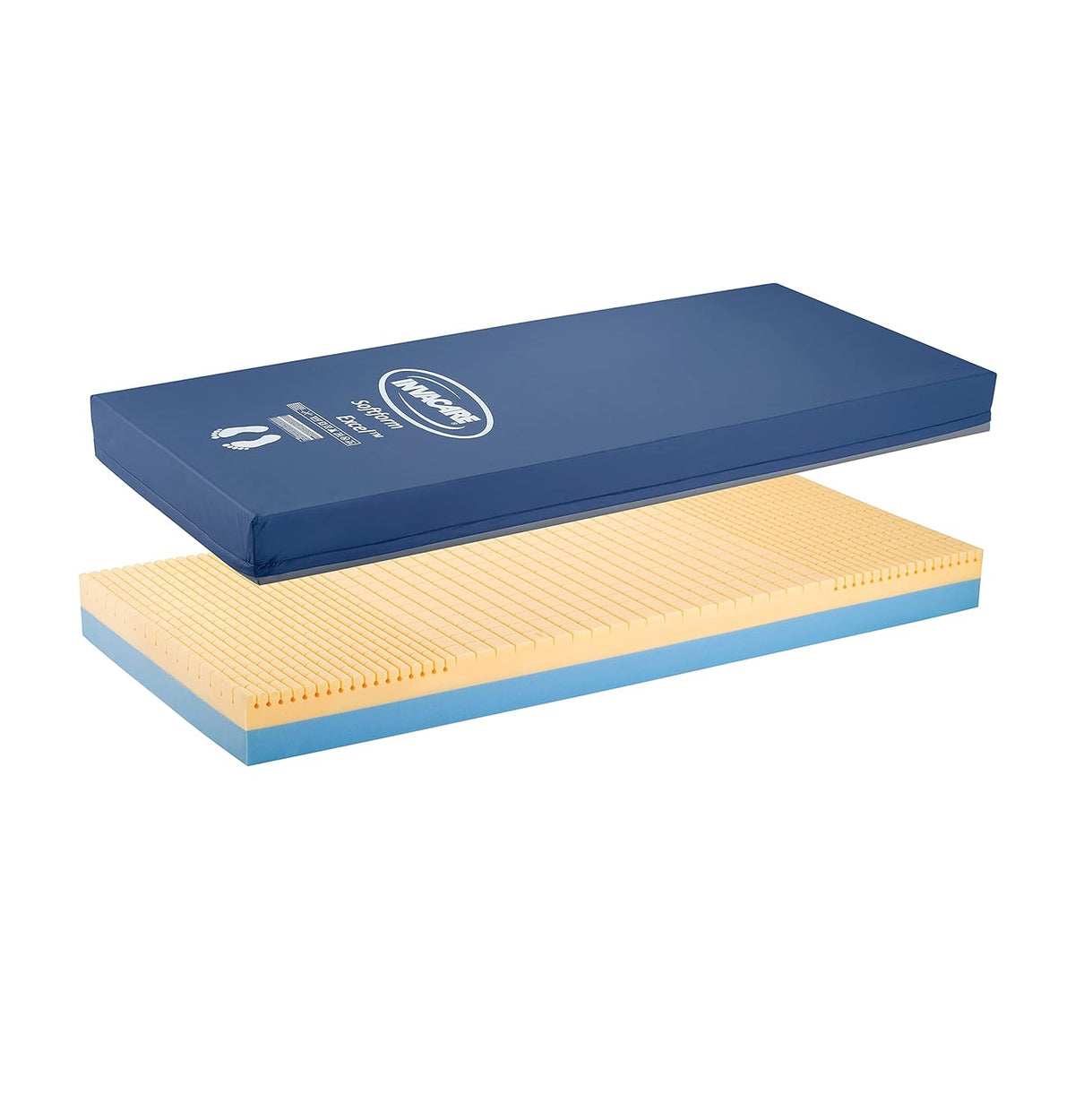 Blue Fluid-Resistant Homecare Bed Mattress S35032