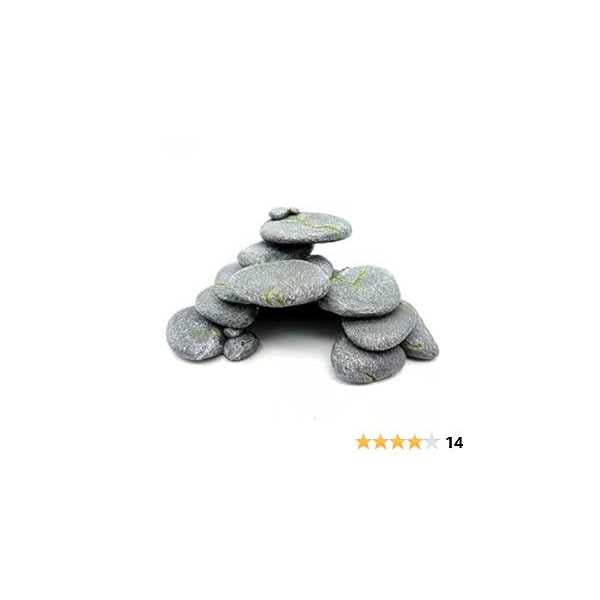 Simulation Cobblestone Aquarium Decoration Hide Cave Q80165