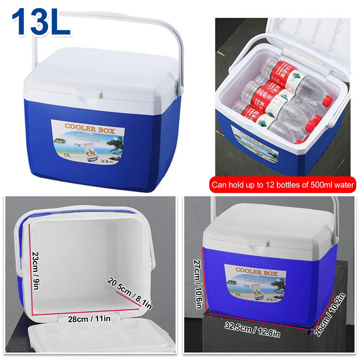 Portable Picnic Cooler Box 8L/13L/26L V906