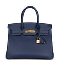 Bleu Saphir Epsom Leather Handbag R782144