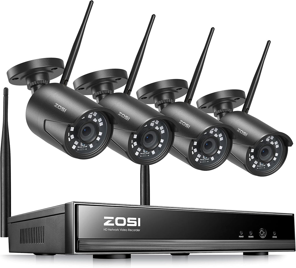 1080P Wire Free Rechargeable Battery Powered Camera with Solar Panel, 2-Way Audio, Pack of 2 B673