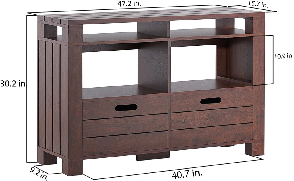 Vintage Walnut Console Table K908