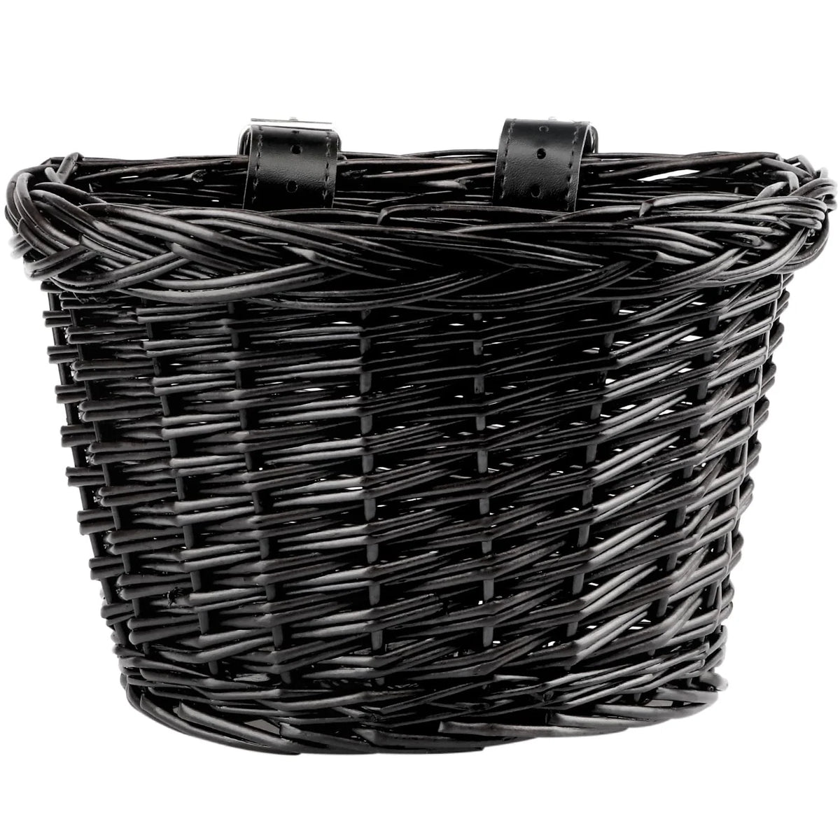Black Wicker Kids Bike Basket F1015