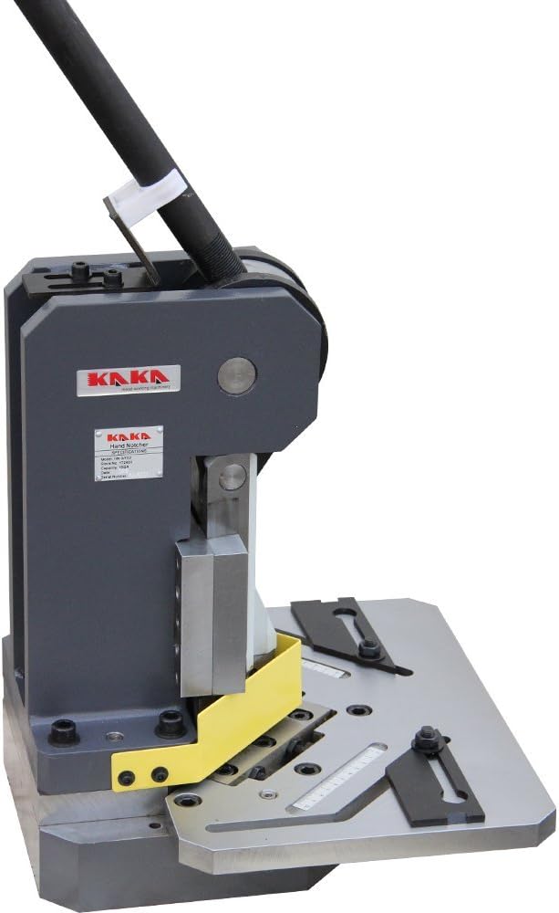 Heavy-Duty Metal Corner Notcher, 4x4" Blade, 11-Ga Mild Steel V5284