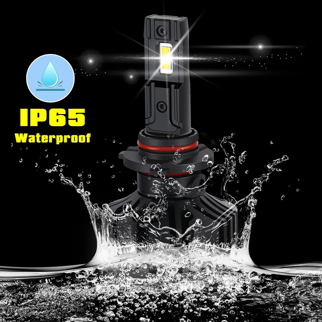 6000K Xenon White LED Headlights Bulbs Pack of 2 U7603