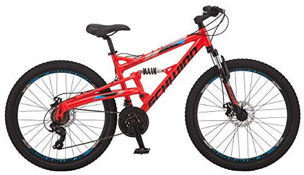 26 In. Wheels 24-Speed Aluminum Full Suspension Mountain Bike F8932