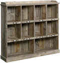Rustic Cedar 10-Cubby Wood Bookcase S298